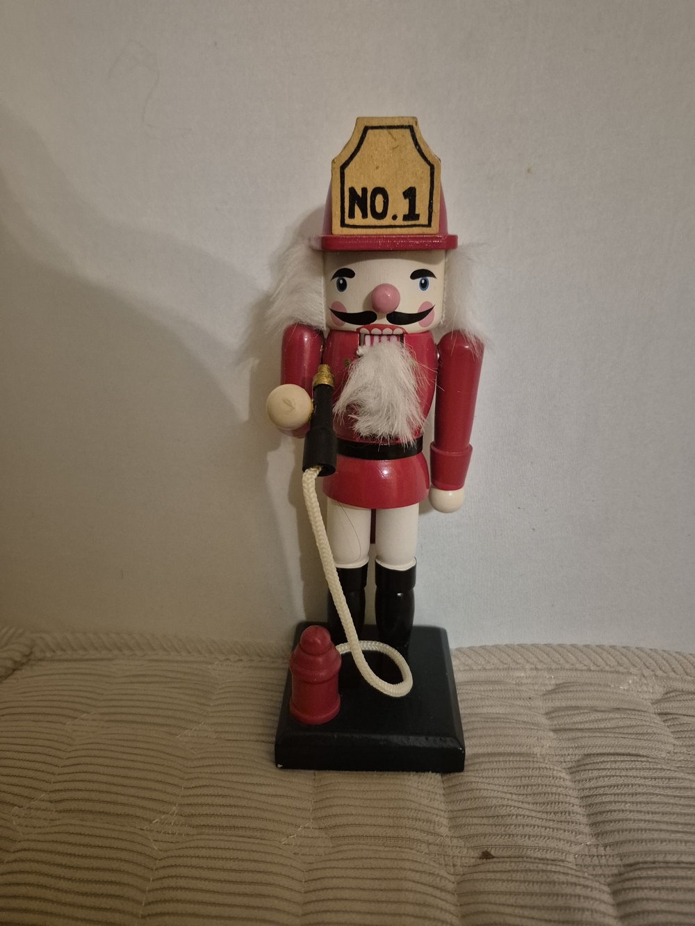 Vintage Kurt Adler No.1 Red and White  Fireman Nutcracker